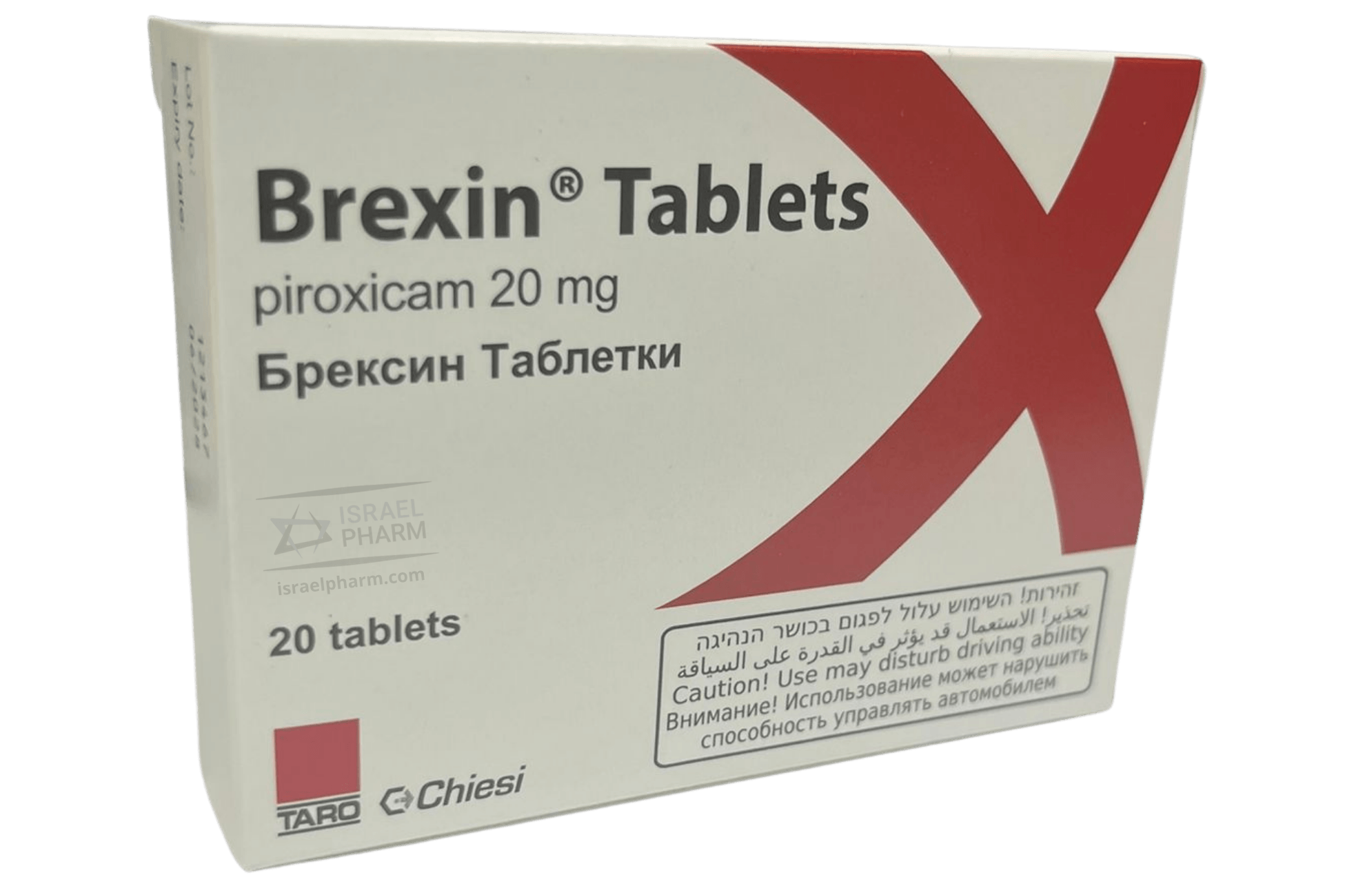 Brexin is an alternative to brand name nonsteroidal anti-inflammatory drug Feldene.
