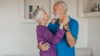 woman and dancing seemingly in love