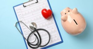 health care costs piggy bank
