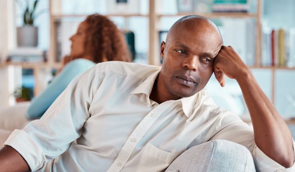 Frustrated Couple, Conflict and Erectile Dysfunction Crisis
