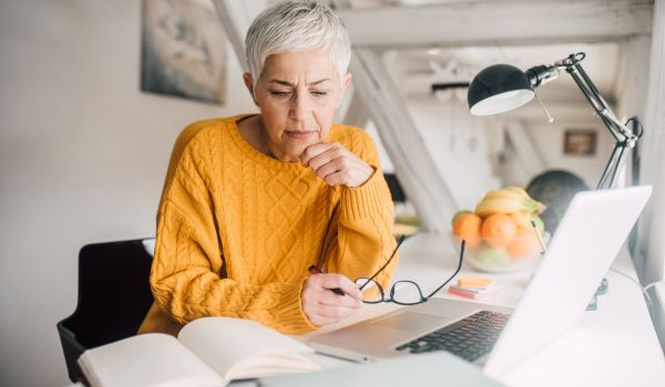 woman at work