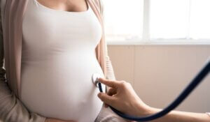 Pregnant Woman Visit At Doctor