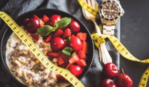 Healthy food plate Weight Loss