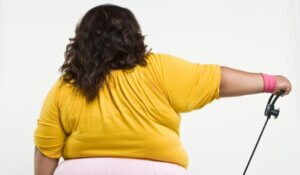 Overweight preteen - child obesity month