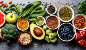 Raw Fruits and Vegetables help with lowering blood pressure