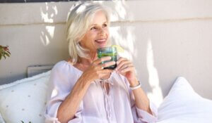 Relaxed Older Woman