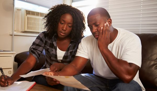 Worried Couple Anxiety