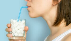 Excessive Sugar Consumption Concept -