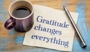 Gratitude changes everything