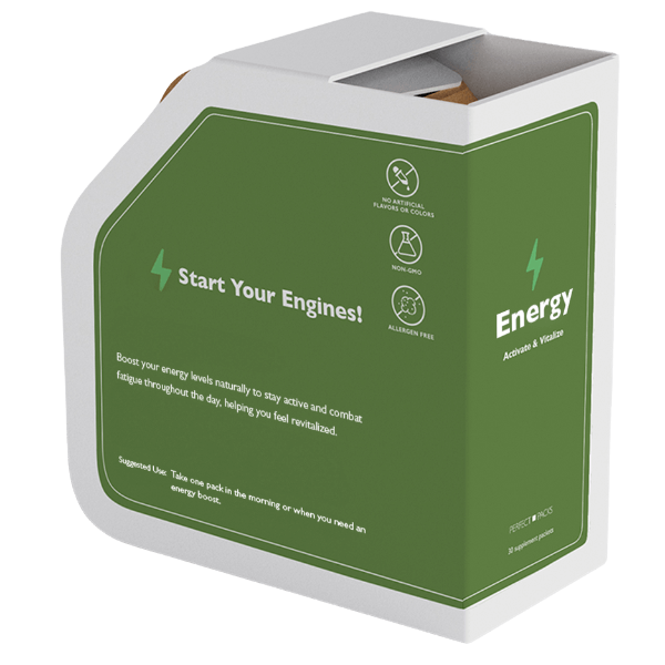 Start your engines Energy booster vitamin pack