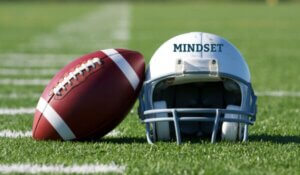 American Football and Helmet  