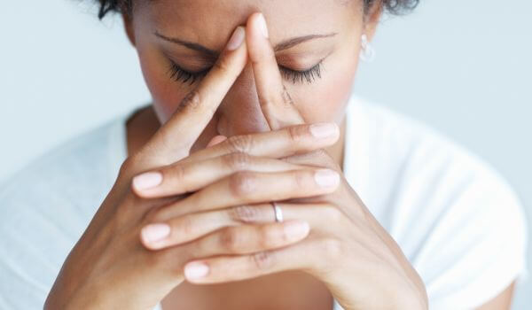 Woman in pain