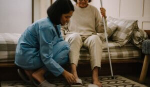 Caregivers help others in need by doing everyday tasks 