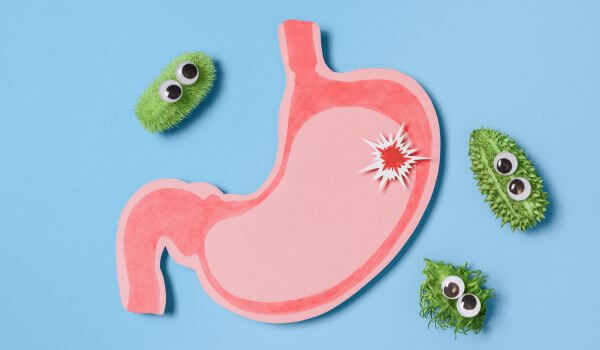 What is the cause of an upset stomach