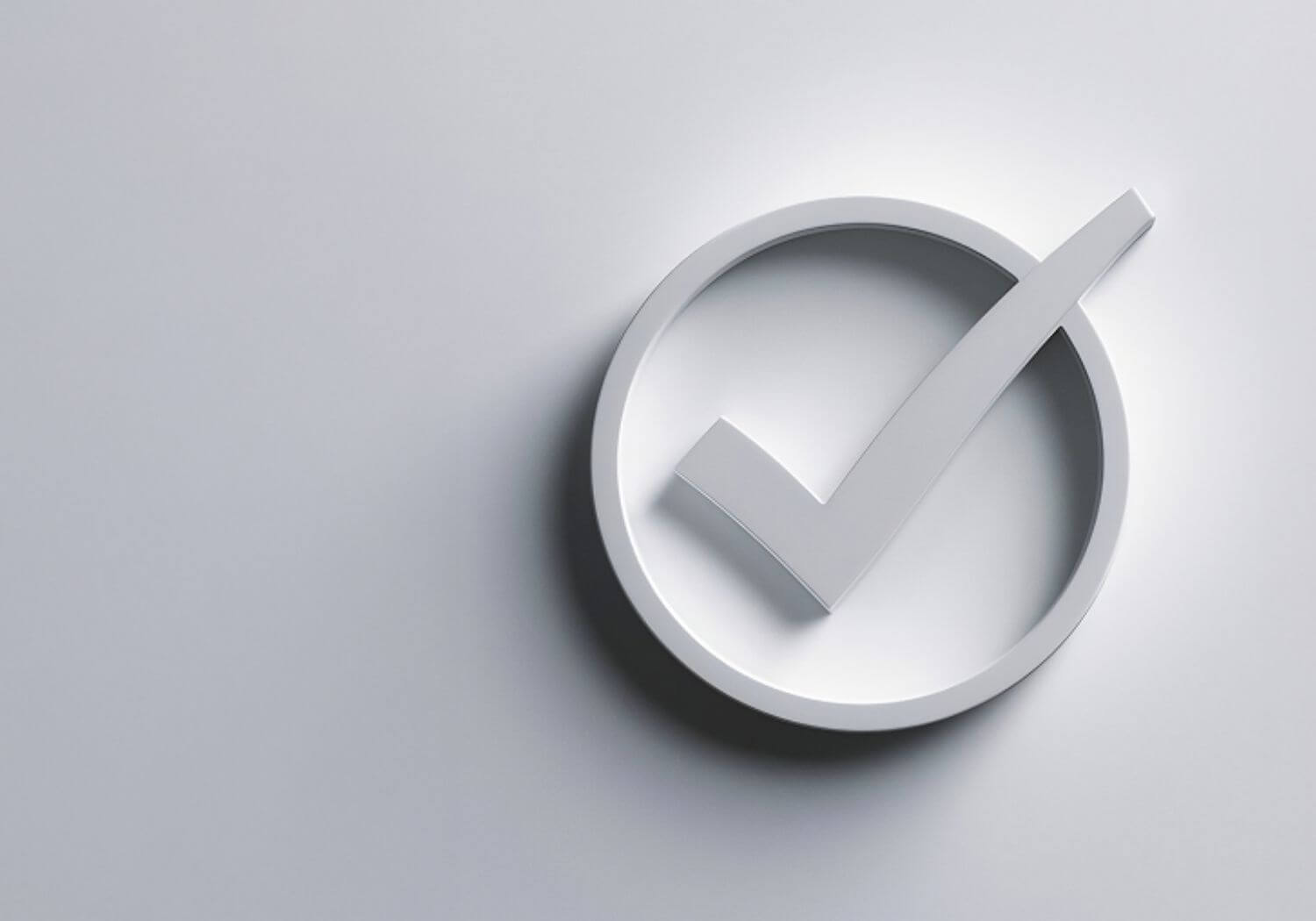 Checkmark in a circle