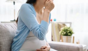 Pregnant Woman with Morning Sickness