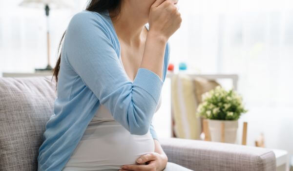 Pregnant Woman with Morning Sickness