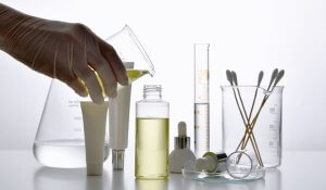Combining medical dermatology and skincare by formulating it in a laboratory.