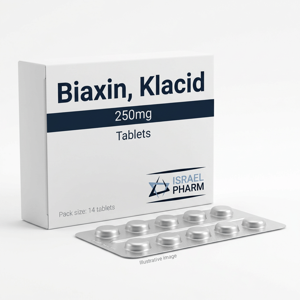 Biaxin, Klacid - buy online from IsraelPharm