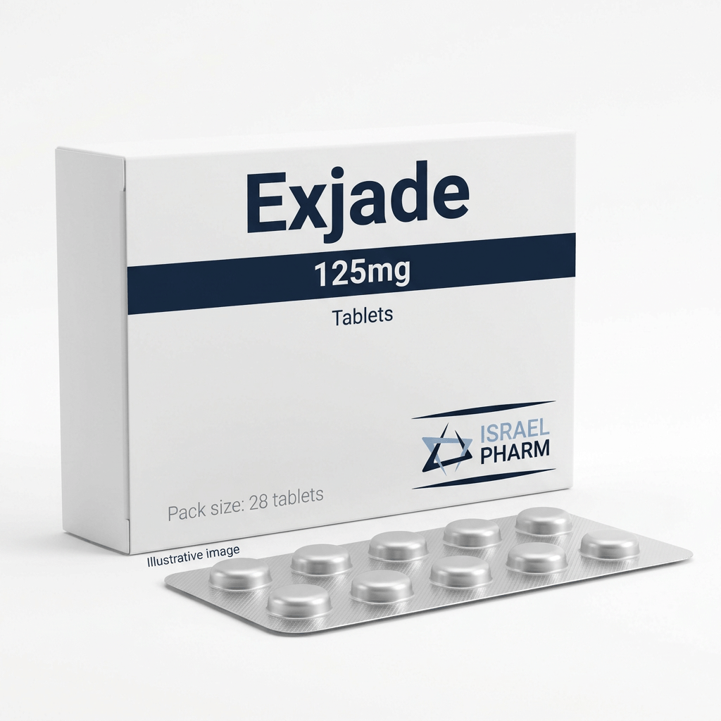 Exjade product image Exjade - buy online from IsraelPharm