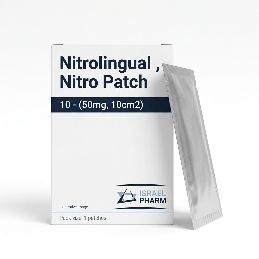 Nitrolingual , Nitro Patch - buy online from IsraelPharm