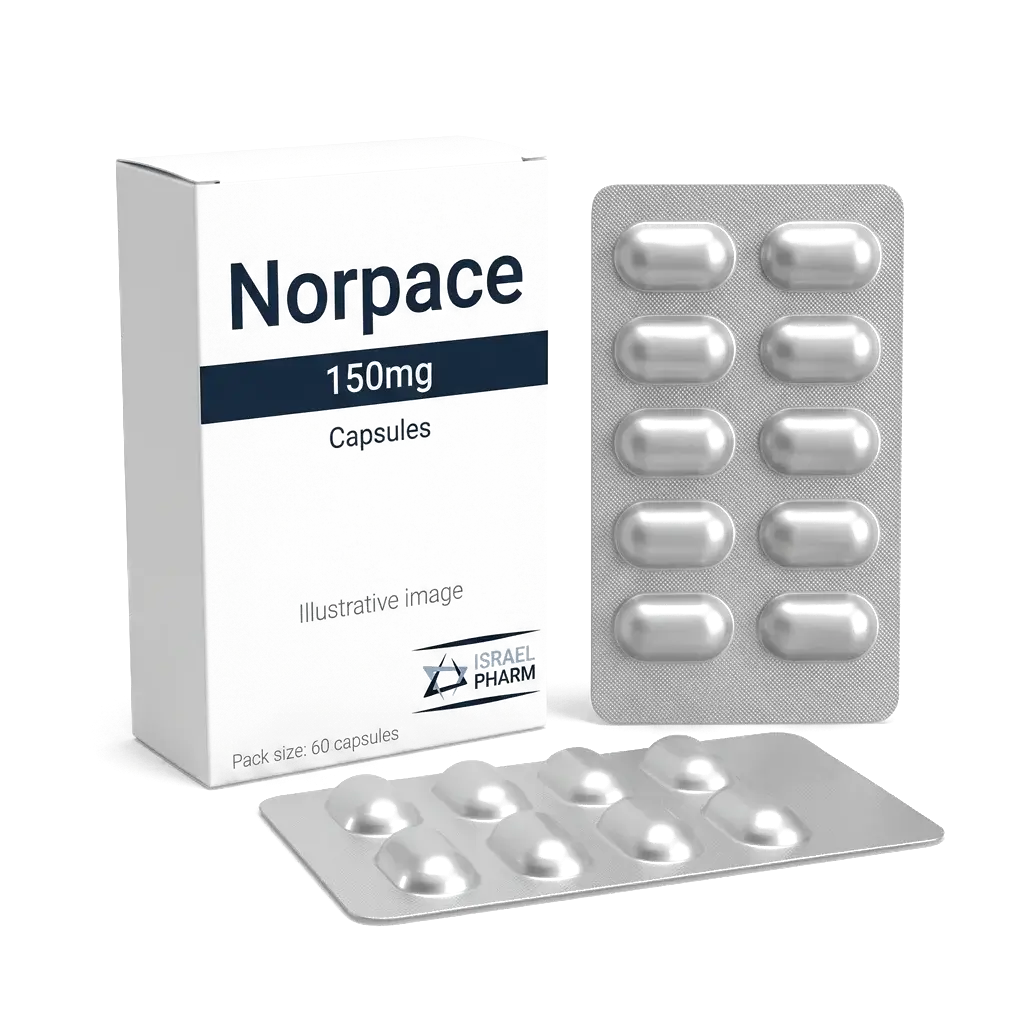 Norpace - buy online from IsraelPharm